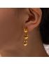 Amara Triple Heart Earrings