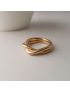 Celeste Twisted Gold Ring