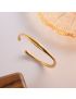 Polished Gold Open Cuff