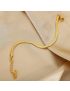 Seraphina Herringbone Gold Bracelet