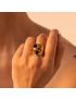 Onyx Duo Gold Ring