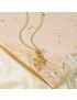 Rosella Gold Rose Necklace