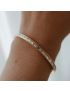 Radiant Line Gold Bangle