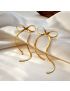 Luxe Bow Hoop Earrings