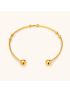 Orion Sphere - Minimalist Gold Bangle