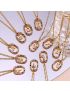 Celestine Zodiac Charm Necklace