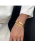 Delilah Gold Cuff Bracelet