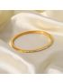 Radiant Line Gold Bangle