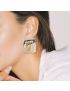 Bianca Two-Tone Stud Earrings