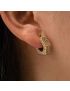 Aurora Pavé Huggie Earrings