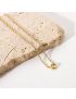 Aurora Solitaire Gold Necklace