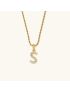 Celeste Initial Diamond Necklace