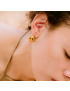 Solara Glow Huggie Earrings