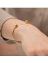 Orion Sphere - Minimalist Gold Bangle