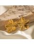 Marina Bloom - Gold Flower Earrings