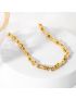 Golden Flow - Linked Chain Necklace