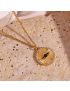 Solara Evil Eye Gold Necklace