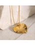 Roberta Gold Heart Pendant Necklace