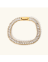 Celeste Gold Crystal Tennis Bracelet