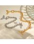 Nautica Charm Pearl Bracelet