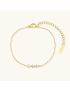 Lira Teardrop - Diamond Gold Bracelet