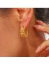 Aurora Woven Cascade Earrings