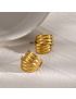 Serena Spiral Hoop Earrings