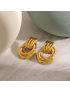 Luna Interlinked Hoop Earrings