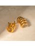 Liora Cluster Hoop Earrings