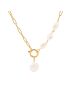 Retro Baroque Pearl Pendant Necklace