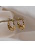 Serena Irregular Hoop Earrings