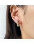 Ariana Gemstone Hoop Earrings