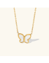Seraphina Butterfly Pearl Necklace