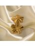 Marina Bloom - Gold Flower Earrings