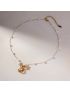 Isla Pearl Charm Necklace