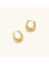 Sienna Polished Hoop Earrings