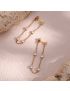 Celeste Gold Chain Earrings