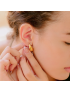 Luna Drop - Crescent Gold Earrings