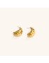 Elara Gold Hoop Earrings