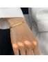 Seraphina Herringbone Gold Bracelet