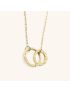 Eternal Circle - Gold Hoop Necklace