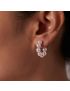 Nina Pearl Hoop Earrings