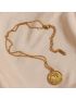 Tidal Gold Wave Pendant