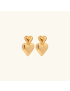 Kiparis Gold Heart Earrings