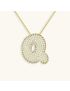 Radiant Initial Pendant Necklace