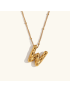 Airy Letter - Gold Initial Necklace