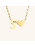 Heartfelt Initial - Gold Letter Necklace