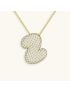 Radiant Initial Pendant Necklace