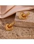 Eternal Love Heart Hoops