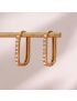 Maya Rectangle Hoop Earrings